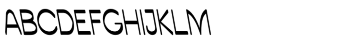 Revecon Backslanted Font UPPERCASE