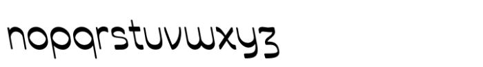Revecon Backslanted Font LOWERCASE