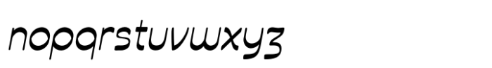 Revecon Italic Font LOWERCASE
