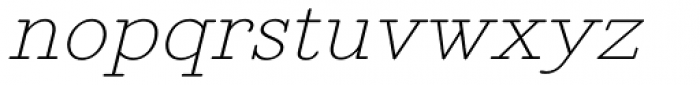 Revelation BTN Exp Oblique Font LOWERCASE