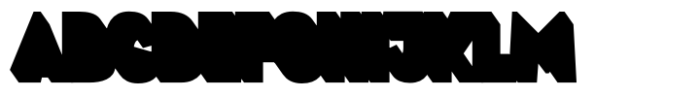 Revelique Extrude Font UPPERCASE