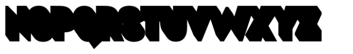 Revelique Extrude Font UPPERCASE