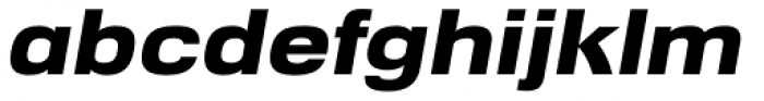 Reversal ExtraBold Italic Font LOWERCASE