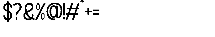 Revionis Font OTHER CHARS