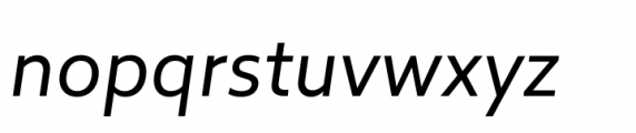 Revisal Regular Italic Font LOWERCASE