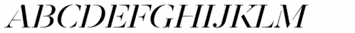 Revista Stencil Italic Font LOWERCASE
