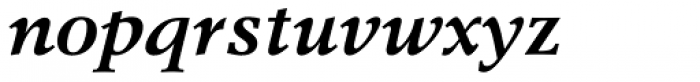 Revival 565 Bold Italic Font LOWERCASE