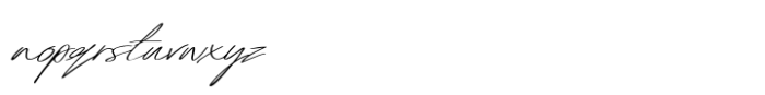 Revive 80 Smooth Signature Font LOWERCASE