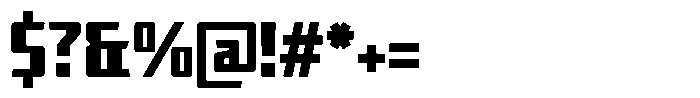 Revob Font OTHER CHARS