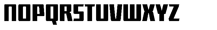 Revob Font UPPERCASE