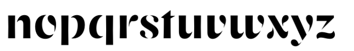 Revolute Medium Font LOWERCASE
