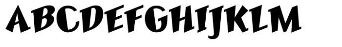 Revudeville Font UPPERCASE