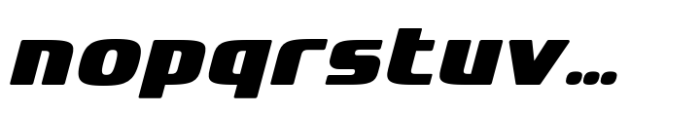 Revv Oblique Font LOWERCASE