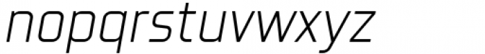 Revx Neue Light Italic Font LOWERCASE