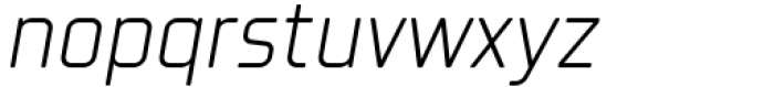 Revx Neue Rounded Light Italic Font LOWERCASE