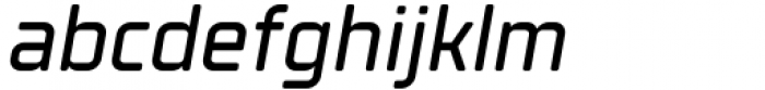 Revx Neue Rounded Medium Italic Font LOWERCASE