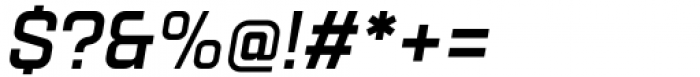 Revx Neue Semi Bold Italic Font OTHER CHARS