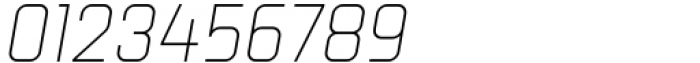 Revx Neue Thin Italic Font OTHER CHARS