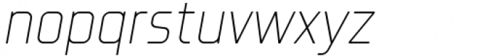Revx Neue Thin Italic Font LOWERCASE