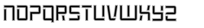 Rexera Inline Font UPPERCASE