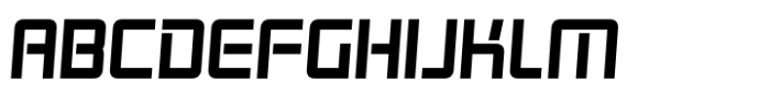 Rexera Italic Font UPPERCASE