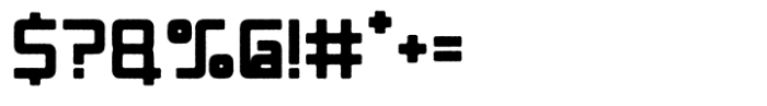 Rexera Rough Font OTHER CHARS