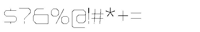 Rexlia Thin Font OTHER CHARS