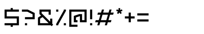 Rexma Regular Font OTHER CHARS