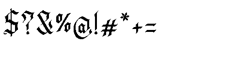 Rexstorm Font OTHER CHARS