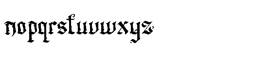 Rexstorm Font LOWERCASE