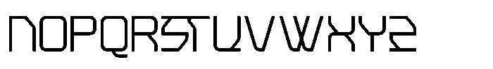 Rexus Cyber Regular Font UPPERCASE