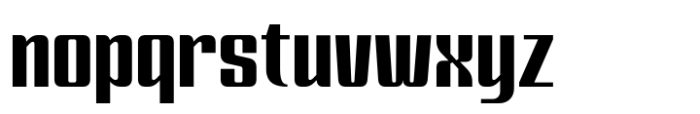 Reybon Extra Bold Font LOWERCASE