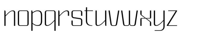 Reybon Extra Light Font LOWERCASE