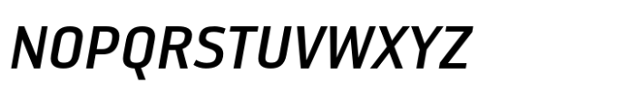 Reykjavik One B Gauge Italic Font UPPERCASE