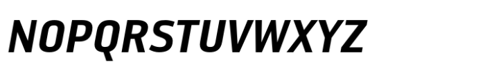 Reykjavik One C Gauge Italic Font UPPERCASE