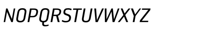 Reykjavik Two A Gauge Oblique Font UPPERCASE