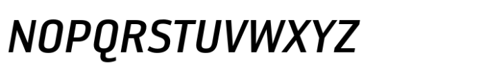 Reykjavik Two B Gauge Oblique Font UPPERCASE