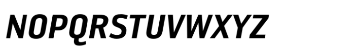 Reykjavik Two C Gauge Oblique Font UPPERCASE