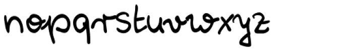 Reyno Handwriting Pro Font LOWERCASE