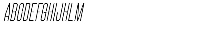 Reyonda Extra Light Italic Font UPPERCASE