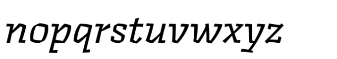 Rezak Cyrillic Italic Font LOWERCASE
