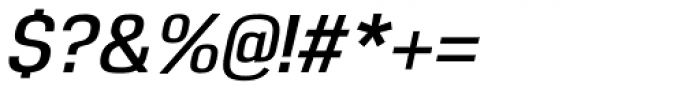 Reznik DemiBold Italic Font OTHER CHARS
