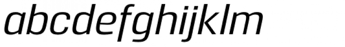 Reznik Medium Italic Font LOWERCASE