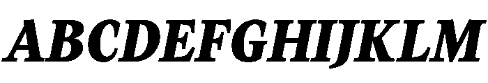 ReadableTimez ReadableBoldItalic Font UPPERCASE