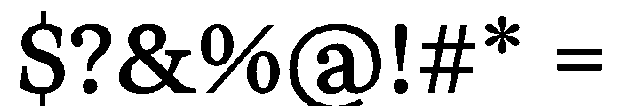 ReadableTimez ReadableBook Font OTHER CHARS