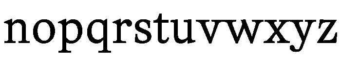 ReadableTimez ReadableRegular Font LOWERCASE