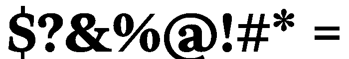 ReadableTimez ReadableSemiBold Font OTHER CHARS