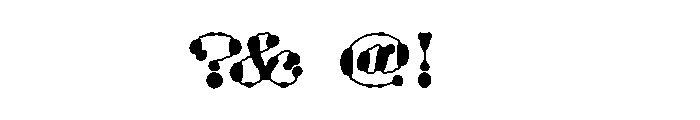 ReadyActive Regular Font OTHER CHARS