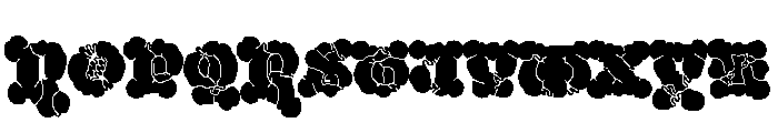 ReadyBygone Bold Font LOWERCASE