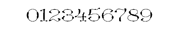 ReadyBygone Light Font OTHER CHARS